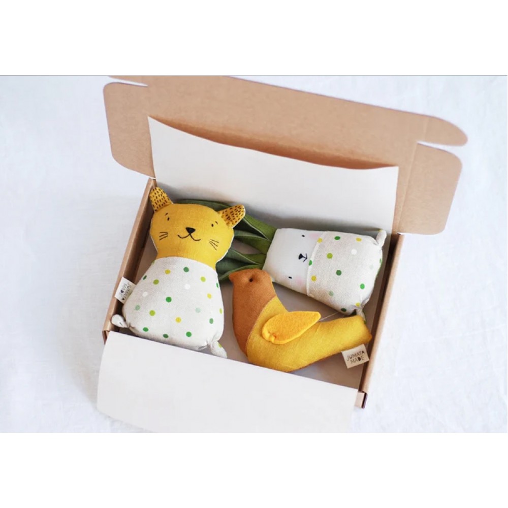 Χειροποίητo υφασμάτινo Baby toys set,  Jumata Made Παιδικό δωμάτιο
