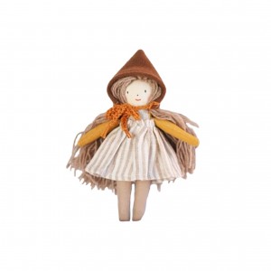 Χειροποίητη Λινή Κούκλα 17cm, Jumata Made Handmade