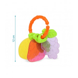 Μασητικός Κρίκος Οδoντοφυϊας 3 Φρούτα +3Μ, Kiokids Βρεφικά είδη