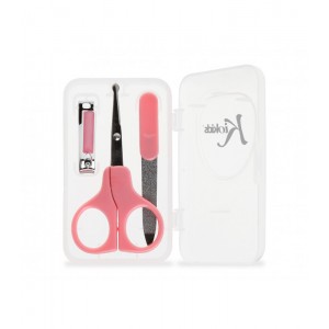 Σετ Ψαλιδάκι Ασφαλείας Λίμα Νυχοκόπτης Ροζ, Kiokids Αξεσουάρ