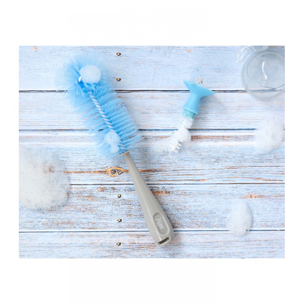 Βούρτσα Καθαρισμού μπουκαλιών και Θηλών μπλε, Kiokids Φαγητό