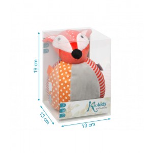 Μπάλα Δραστηριοτήτων με Κουδουνίστρα Αλεπού, Kiokids Βρεφικά είδη