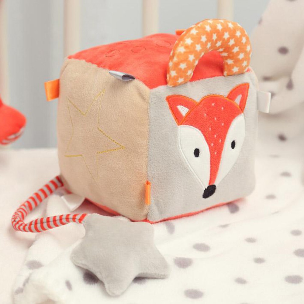 Κύβος Δραστηριοτήτων με Κουδουνίστρα Αλεπού, Kiokids Βρεφικά είδη