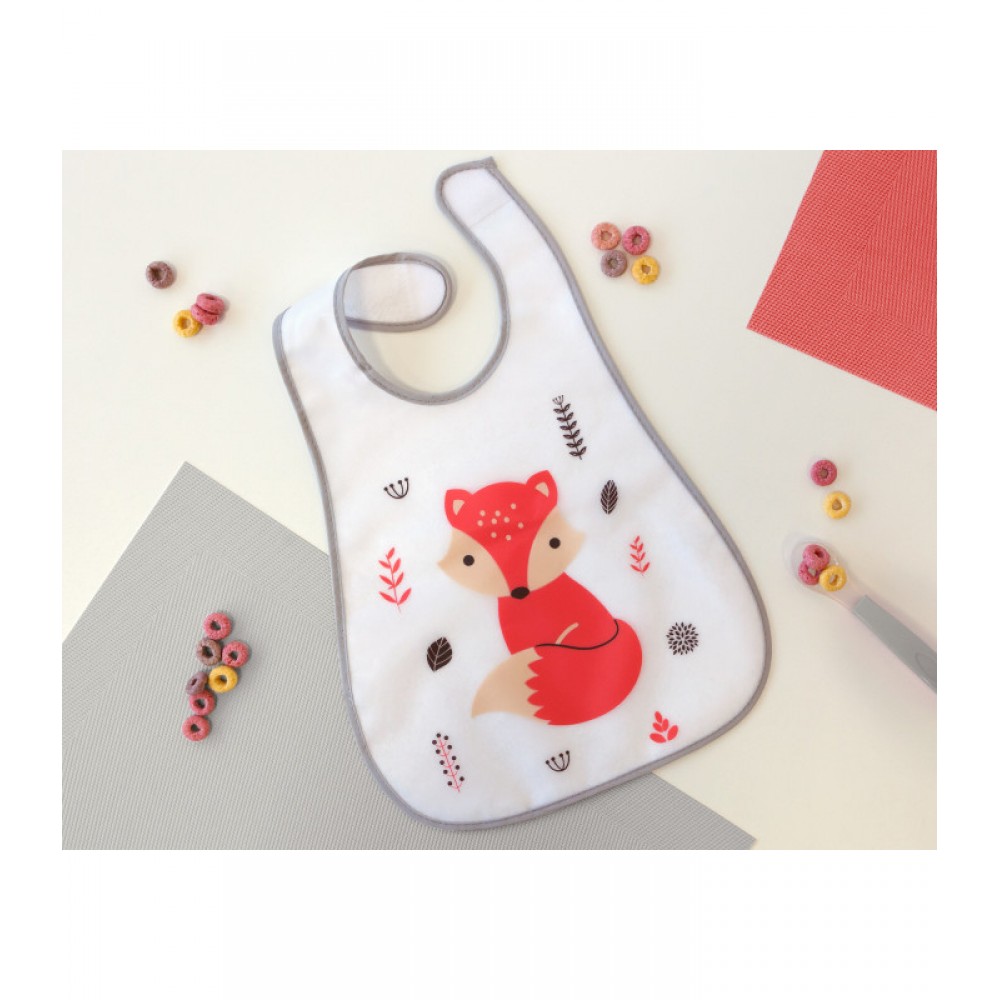 Σαλιάρα Αδιάβροχη Αλεπού, Kiokids Φαγητό