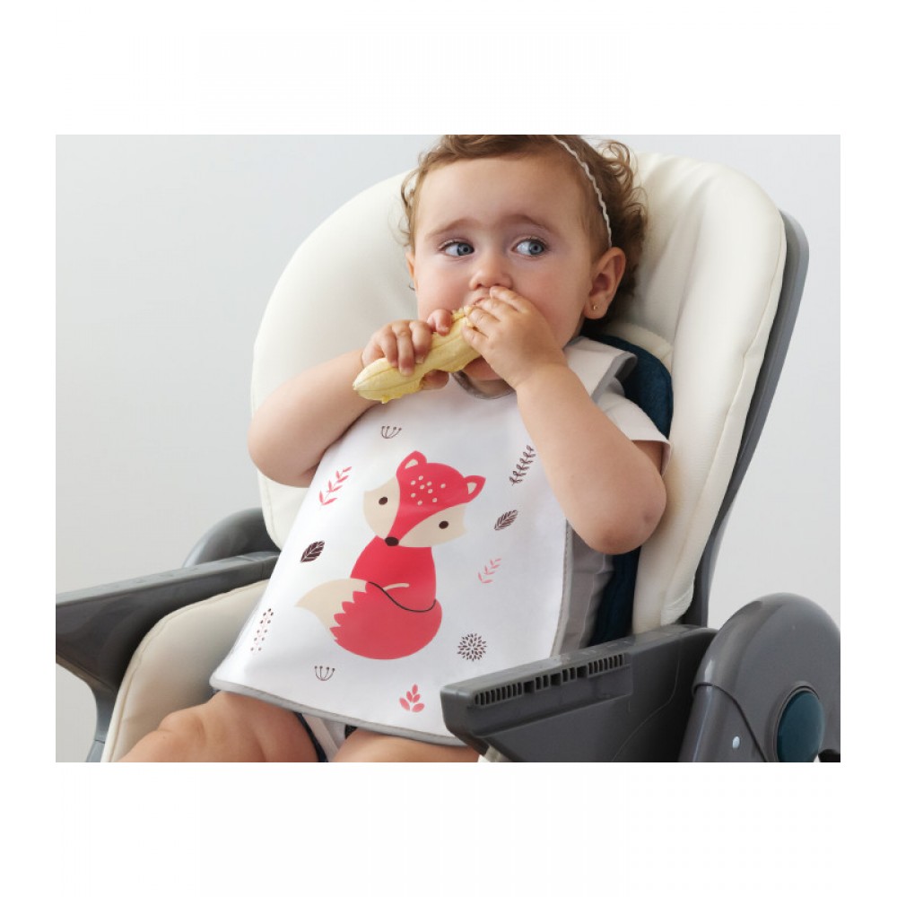 Σαλιάρα Αδιάβροχη Αλεπού, Kiokids Φαγητό