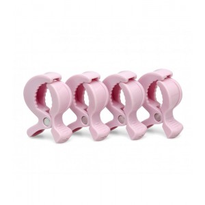 Κλιπ Πολλαπλών Χρήσεων 4 τεμ. Ροζ, Kiokids Αξεσουάρ