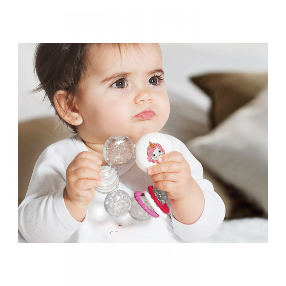 Μασητικό Νερού με Κρίκους Οδοντοφυΐας Unicorn, Kiokids Βρεφικά είδη