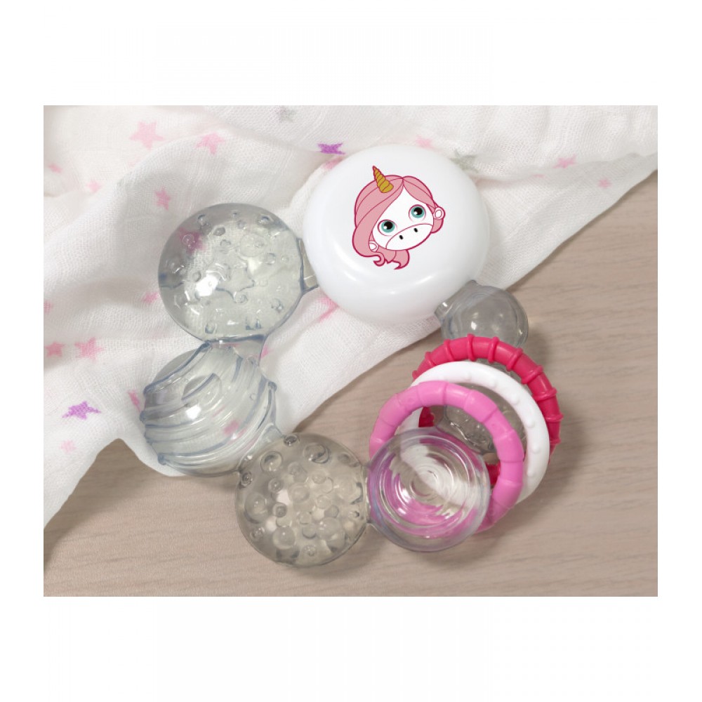 Μασητικό Νερού με Κρίκους Οδοντοφυΐας Unicorn, Kiokids Βρεφικά είδη