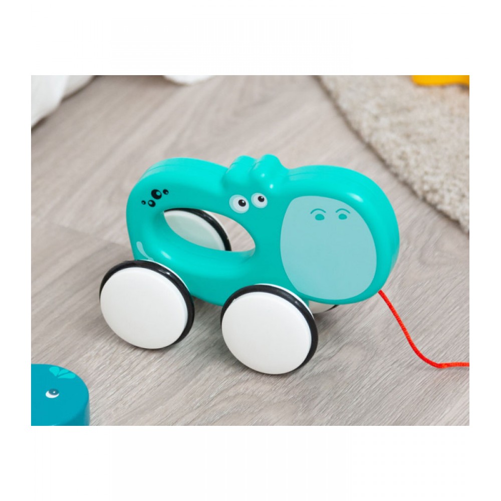 Συρόμενο Παιχνιδάκι ιπποπόταμος , Kiokids Παιχνίδια