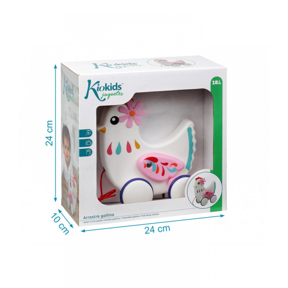 Συρόμενο Παιχνιδάκι Κοτούλα , Kiokids Παιχνίδια