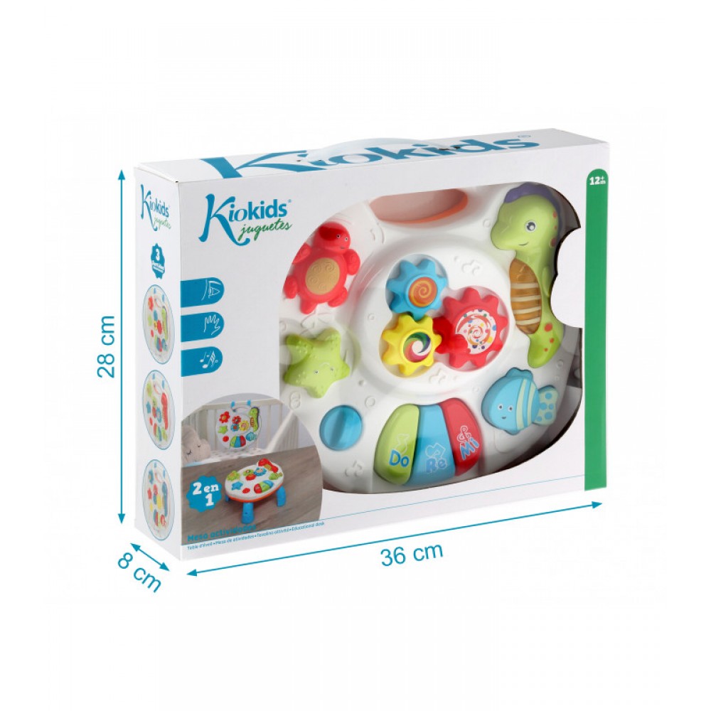 Τραπεζάκι Δραστηριοτήτων 2 σε 1, Kiokids Παιχνίδια