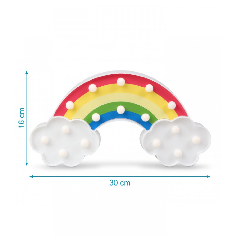 Φωτιστικό Led Ουράνιο Τόξο, Kiokids Παιδικό δωμάτιο
