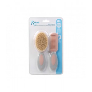 Βρεφικό Σετ Περιποίησης Μαλλιών ροζ, Kiokids Αξεσουάρ
