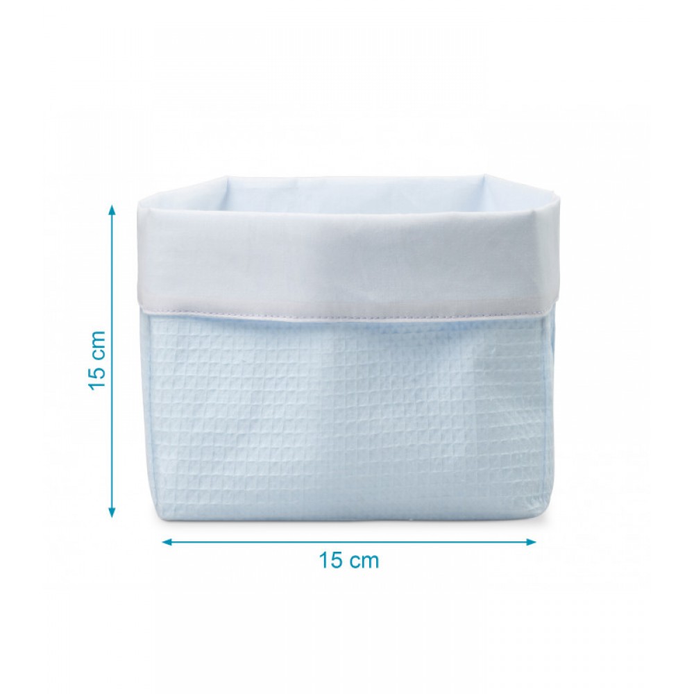 Καλαθάκι Καλλυντικών σιέλ (15Χ15 cm), Kiokids Αξεσουάρ