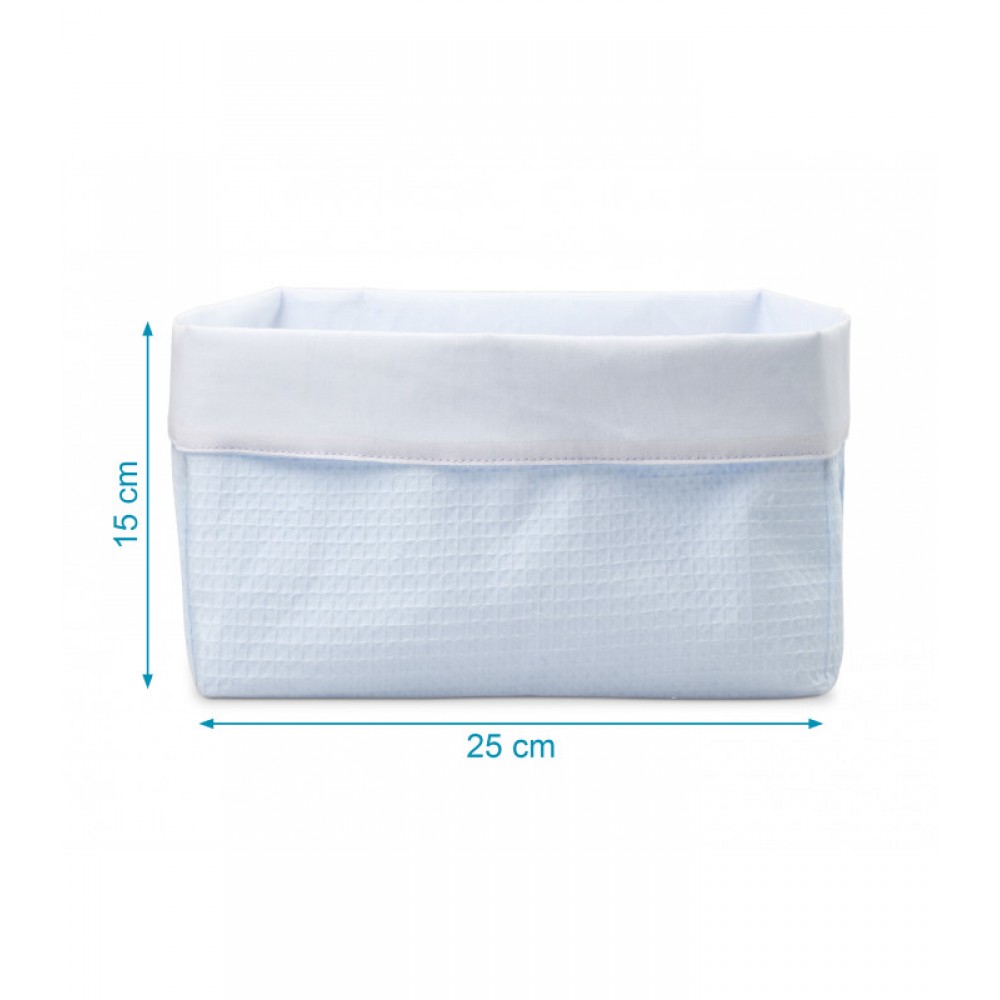 Καλαθάκι Καλλυντικών σιελ (25x17x15cm), Kiokids Αξεσουάρ