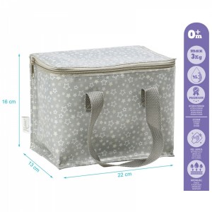Ισοθερμική Τσάντα Picnic Stars Γκρι, Kiokids Φαγητό