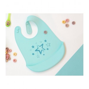 Σαλιάρα Σιλικόνης Σιέλ Αστεράκι, Kiokids Φαγητό