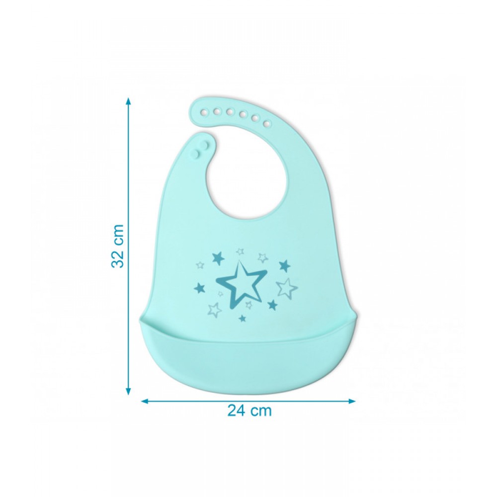 Σαλιάρα Σιλικόνης Σιέλ Αστεράκι, Kiokids Φαγητό