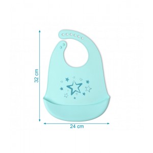 Σαλιάρα Σιλικόνης Σιέλ Αστεράκι, Kiokids Φαγητό