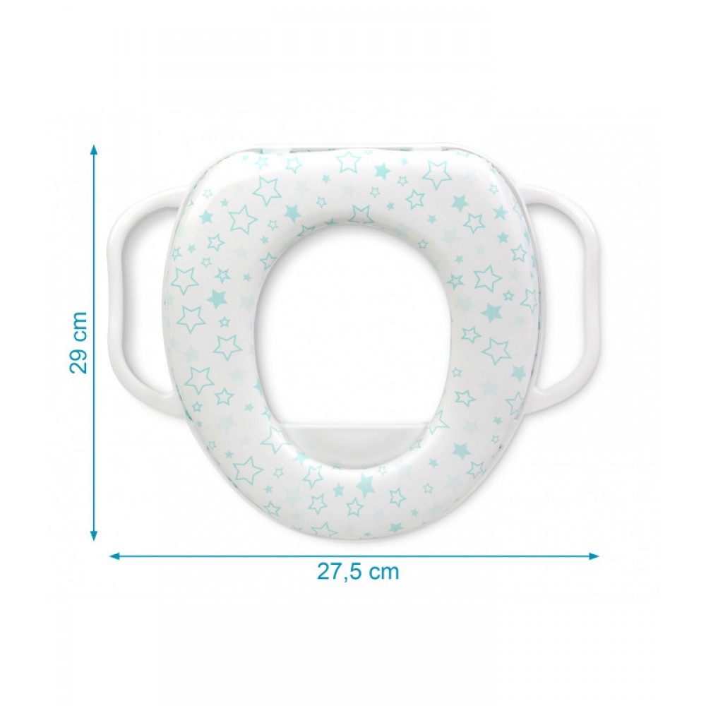 Βάση Λεκάνης Μαλακή με Χερούλια και Αστέρια Σιελ, Kiokids Αξεσουάρ