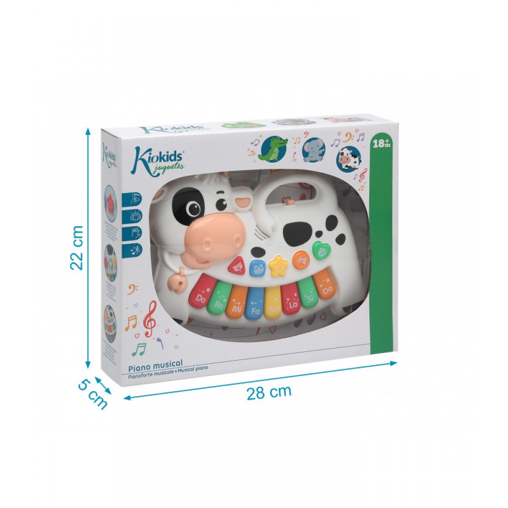 Μουσικό Πιανάκι Αγελαδίτσα , Kiokids Παιχνίδια