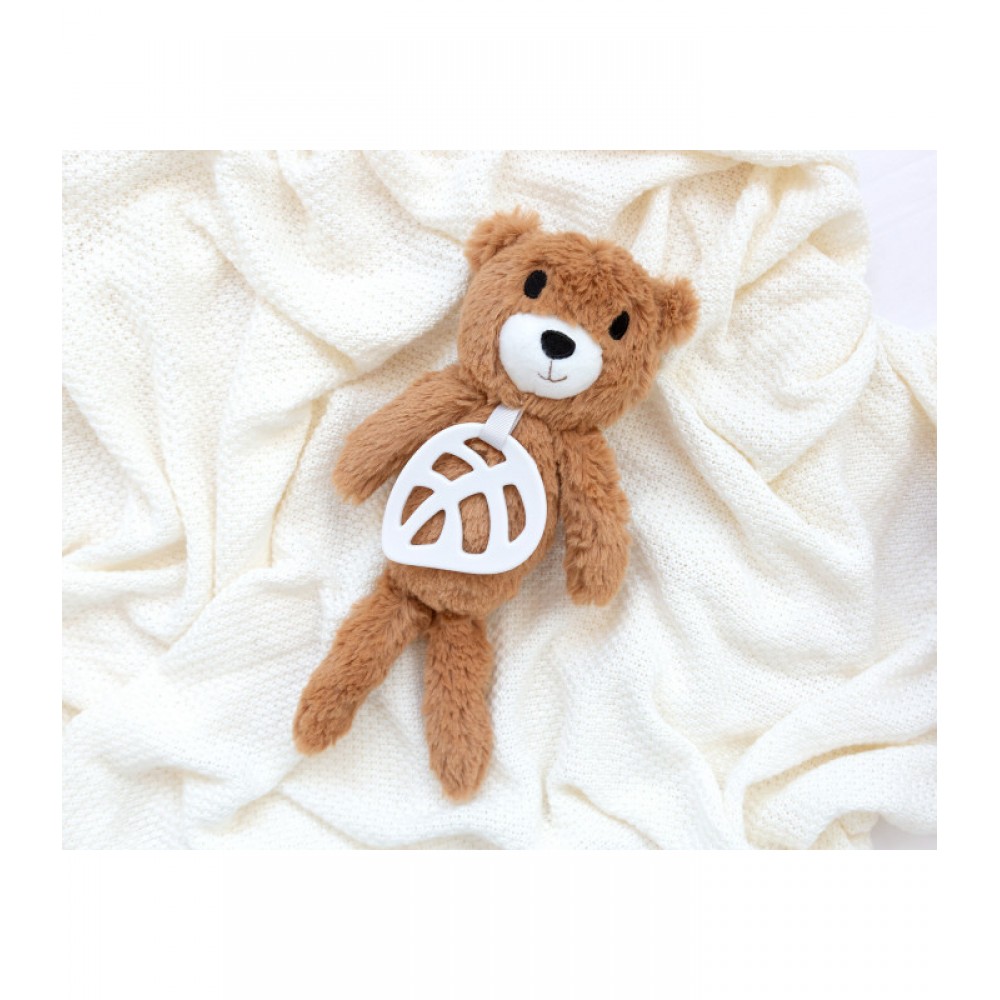 Λούτρινο Αρκουδάκι με Μασητικό , Kiokids Βρεφικά είδη