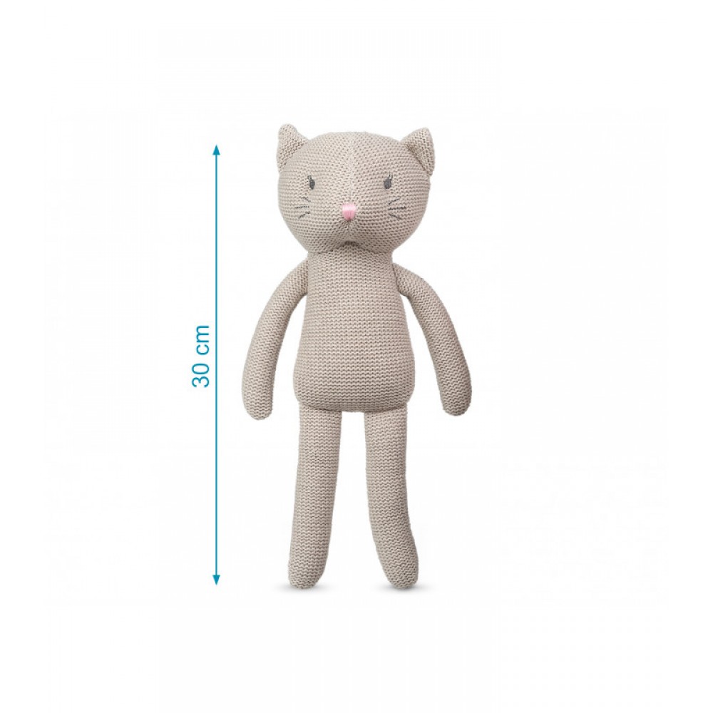 Βαμβακερό Παιχνίδι "Cotton Friends" Γατάκι, Kiokids Βρεφικά είδη