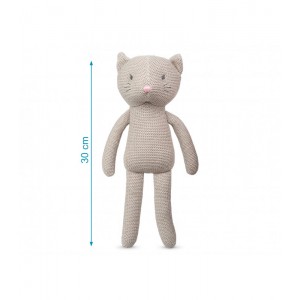 Βαμβακερό Παιχνίδι "Cotton Friends" Γατάκι, Kiokids Βρεφικά είδη