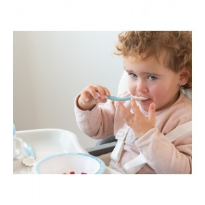 Εύκαμπτο Κουταλοπήρουνο Σιλικόνης Σιελ, Kiokids Φαγητό