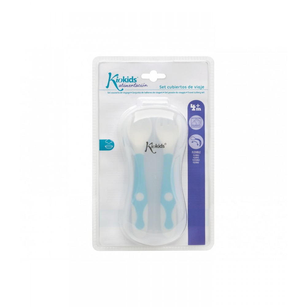 Εύκαμπτο Κουταλοπήρουνο Σιλικόνης Σιελ, Kiokids Φαγητό