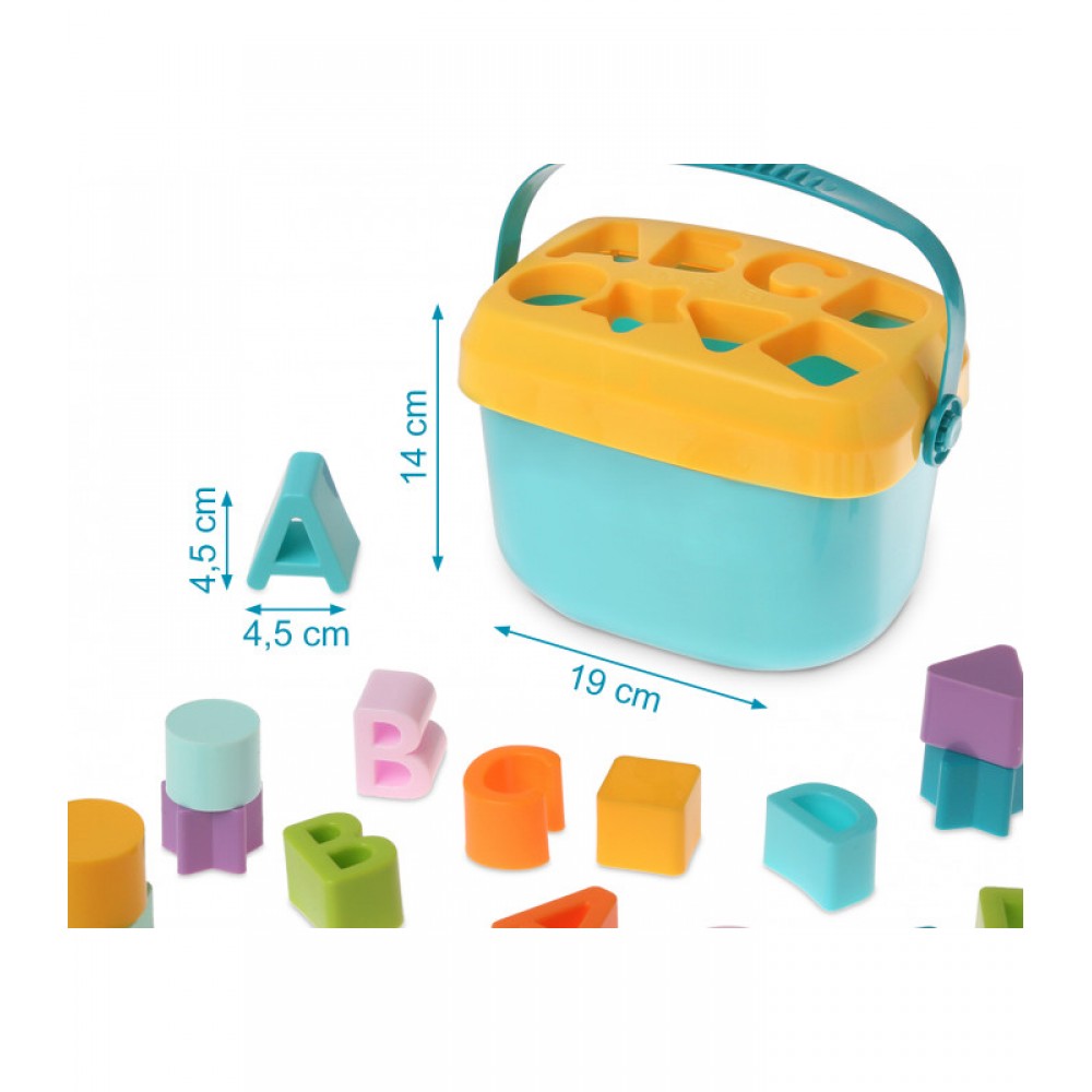 Παιχνίδι Κουβαδάκι με Σχήματα, Kiokids Παιχνίδια