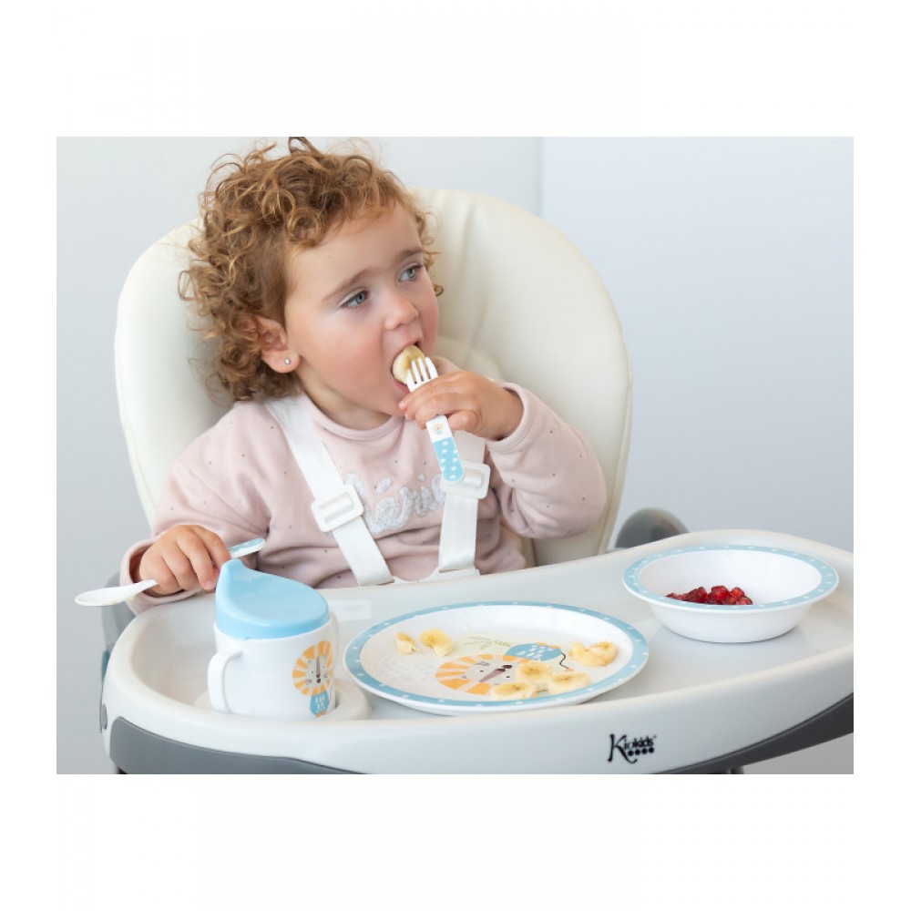 Σετ Φαγητού 5τμχ Λιονταράκι, Kiokids Φαγητό