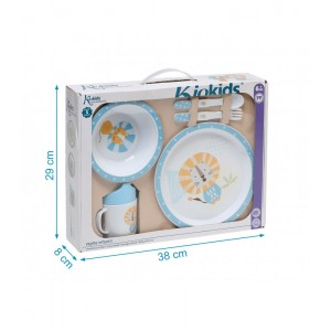 Σετ Φαγητού 5τμχ Λιονταράκι, Kiokids Φαγητό