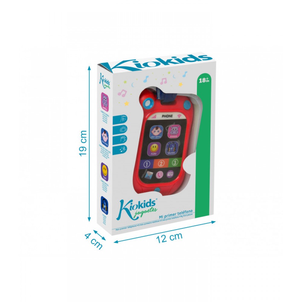  Βρεφικό Παιχνίδι Κινητό Τηλέφωνο με Ήχους, Kiokids Παιχνίδια