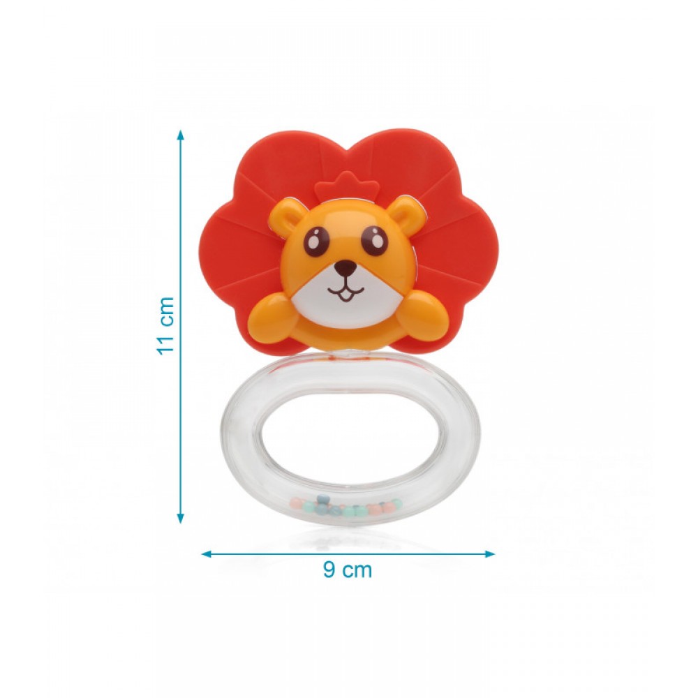 Μασητικός Κρίκος Οδοντοφυΐας Λιονταράκι 3Μ+, Kiokids Βρεφικά είδη