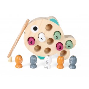 Ξύλινο παιχνίδι ψαρέματα με μαγνήτη, Magni Παιχνίδια