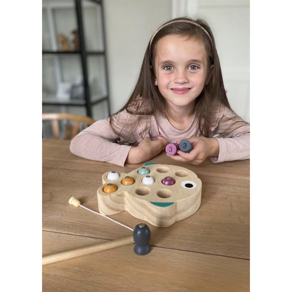 Ξύλινο παιχνίδι ψαρέματα με μαγνήτη, Magni Παιχνίδια