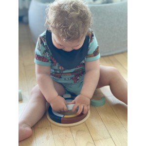 Ξύλινο Πολύχρωμο Παζλ Ουράνιο Τόξο, Magni Παιχνίδια