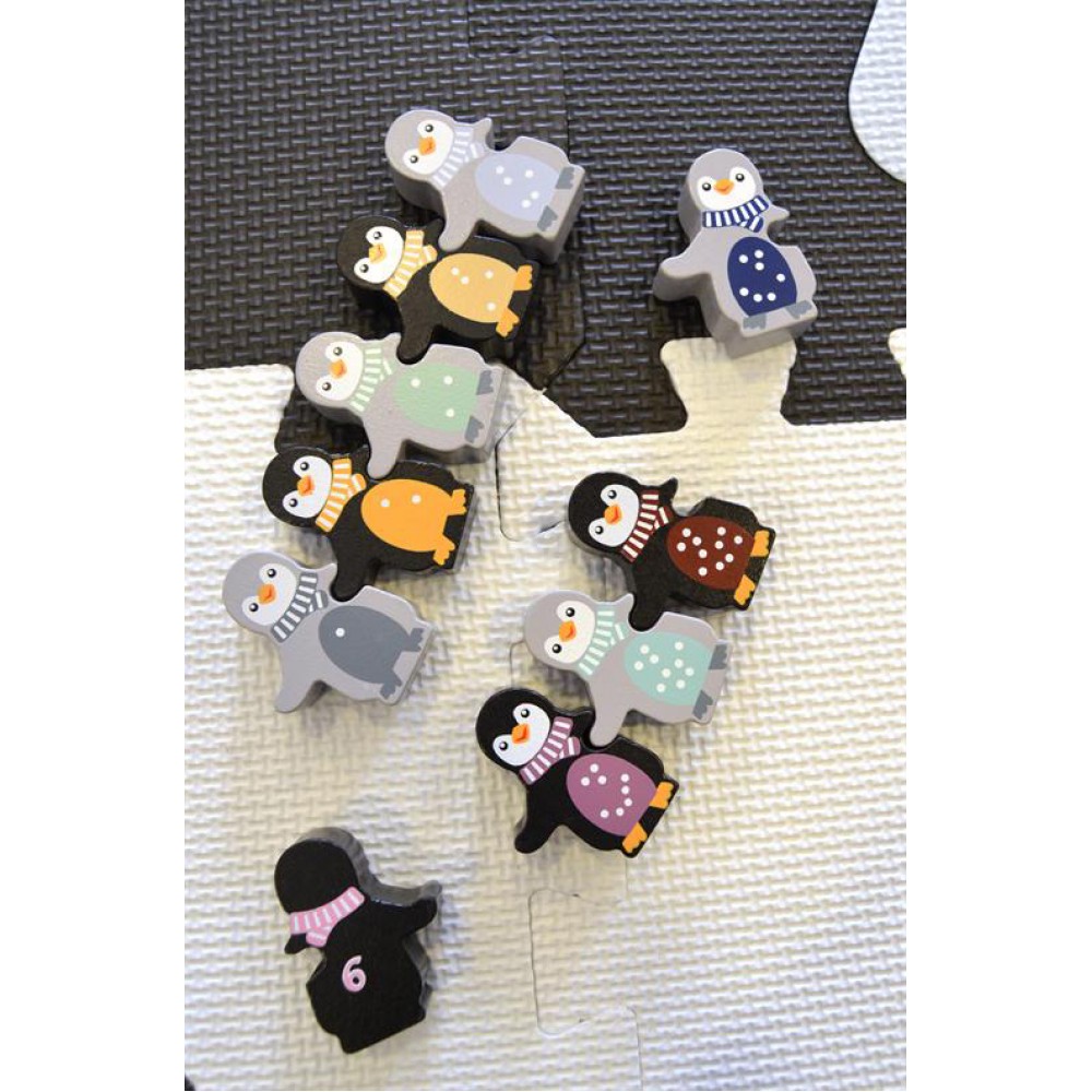 Παζλ πυραμίδα Πιγκουΐνοι με αριθμούς, Magni Παιχνίδια