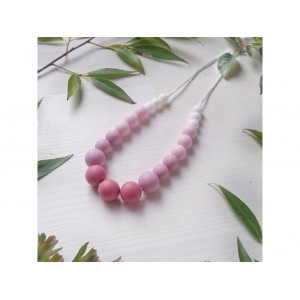 Μασητικό κολιέ θηλασμού και οδοντοφυΐας Diana Pink, Mimijo Βρεφικά είδη