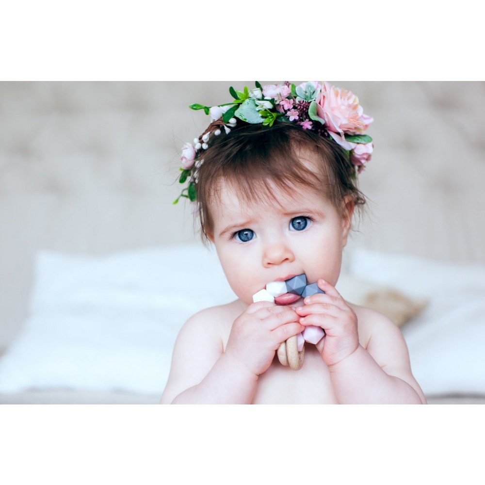 Διπλός Μασητικός κρίκος οδοντοφυΐας 2 σε 1 Tina, Mimijo Βρεφικά είδη