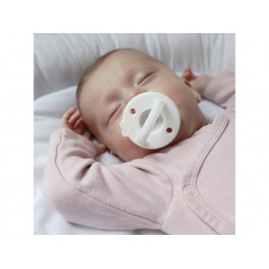 Πιπίλα σιλικόνης σε χρώμα λευκό, Mimijo Βρεφικά είδη