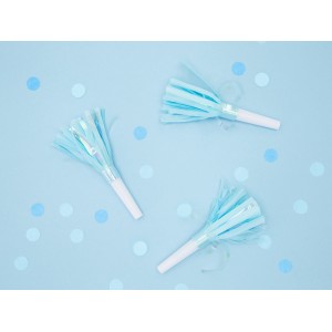 Φρου-Φρου γαλάζιο (6τμχ),PartyDeco Party Time