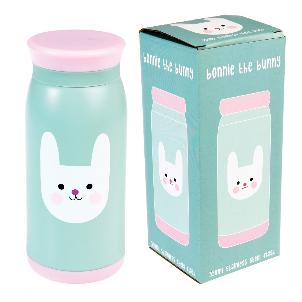 Ανοξείδωτο μπουκάλι θερμός Βonnie the Bunny 350ml, Rex London Φαγητό