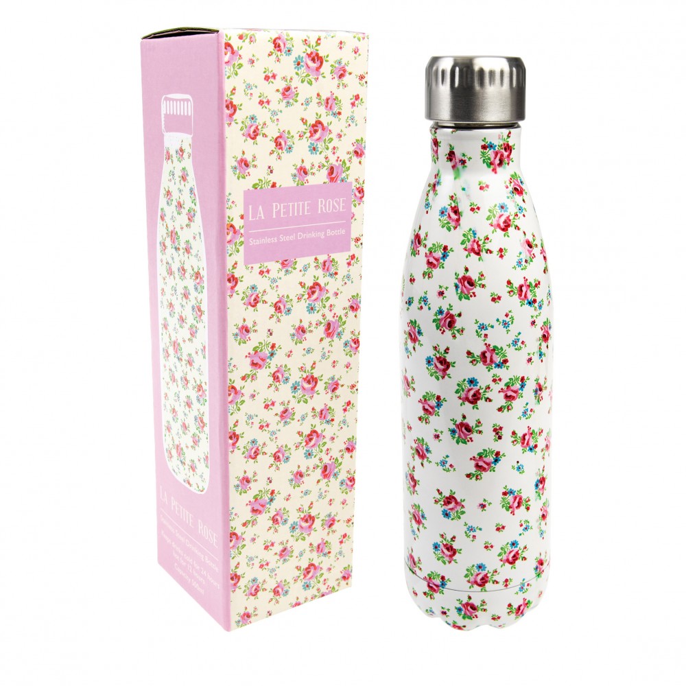 Ανοξείδωτο μπουκάλι θερμός La Petite Rose 500ml, Rex London Φαγητό