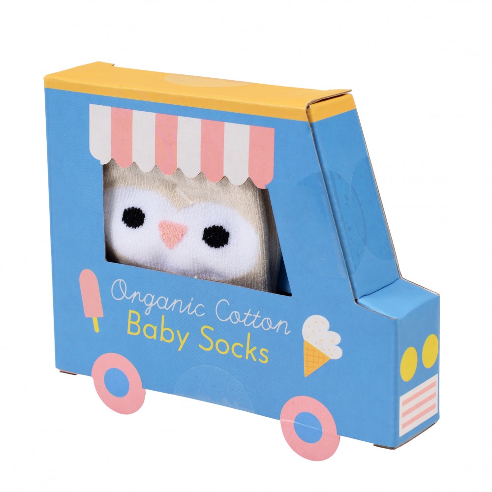Βρεφικές κάλτσες Roce Pink Owl, Rex London Αξεσουάρ